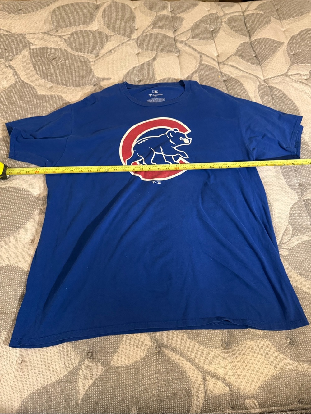Fanatics Royal Blue Chicago Cubs Bear C Logo Tee - Men